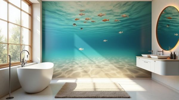 Panneaux muraux salle de bain : protection et style en un clin d'œil
